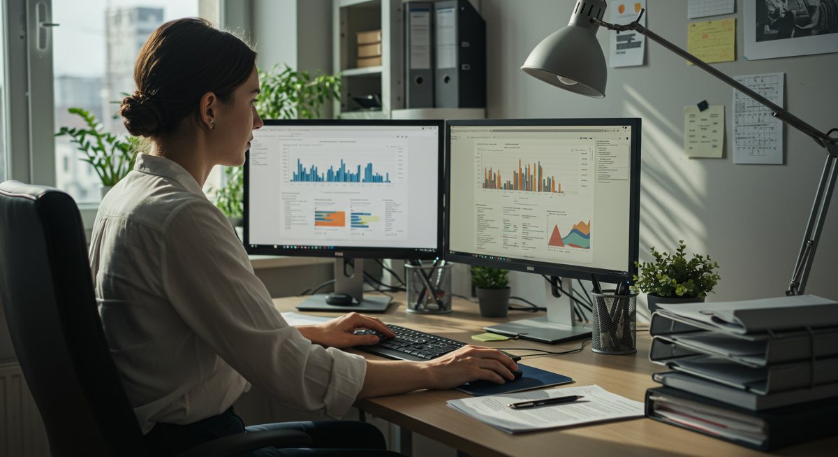 Experienced budgeter managing emergency fund with professional financial planning setup