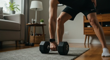 Strength at Home: 5 Dumbbell Exercises to Build Muscle