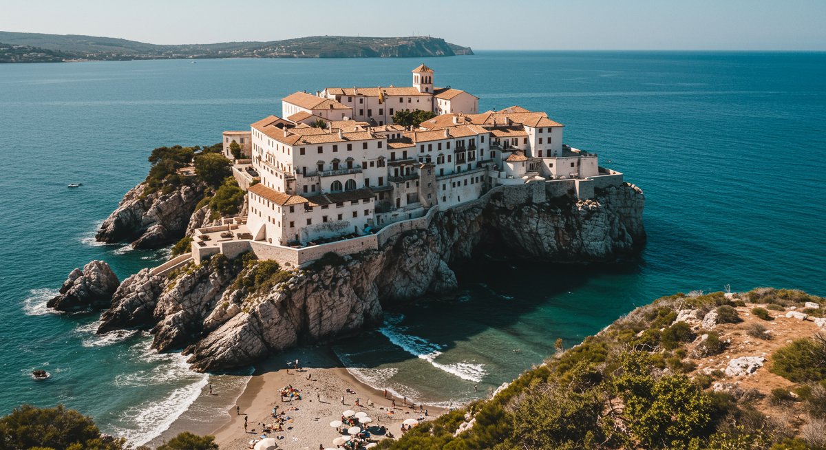 Experienced traveler consulting passport replacement steps at airport security checkpoint with luggage and travel documents