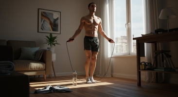Elevate your home workouts: 5 essential exercises with a jump rope