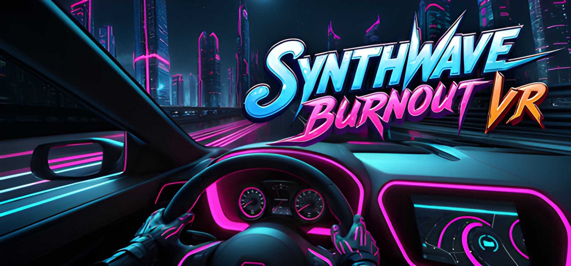 "Synthwave Burnout VR - Release Date, Gameplay & VR Racing"