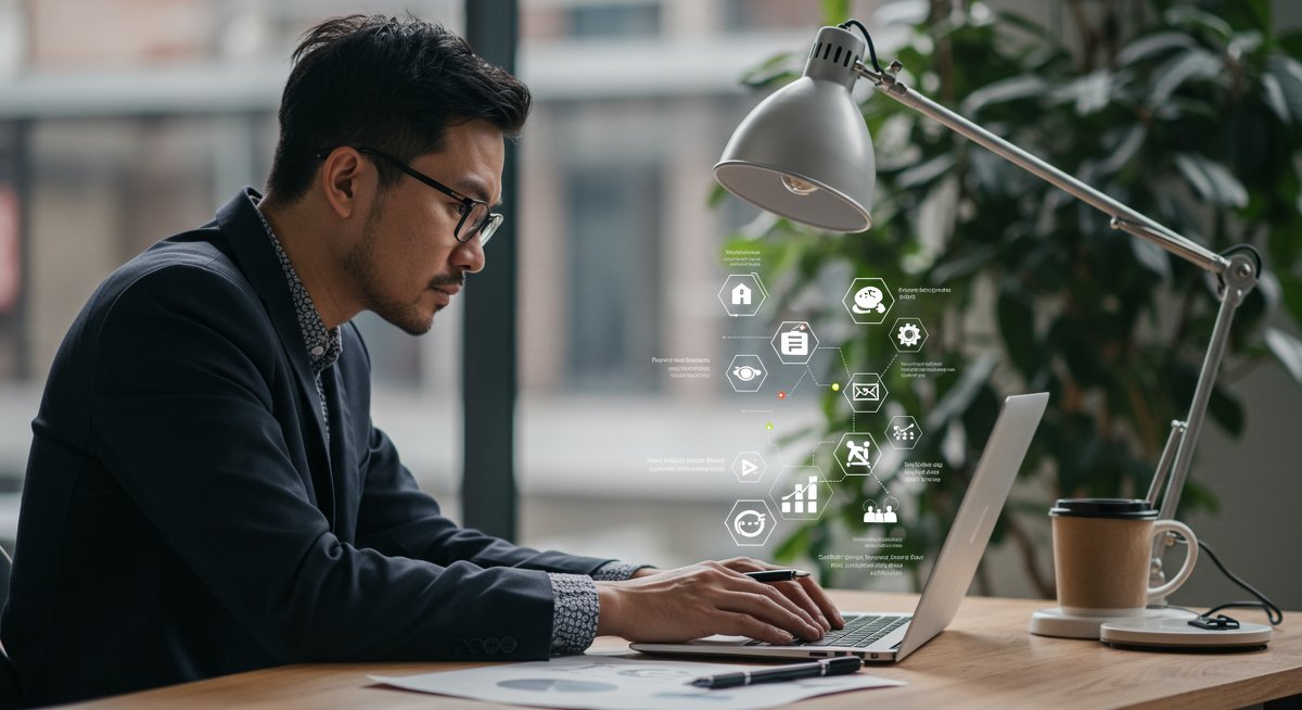 European P2P investor analyzing risk management dashboard with regulatory symbols and checklist for common lending mistakes