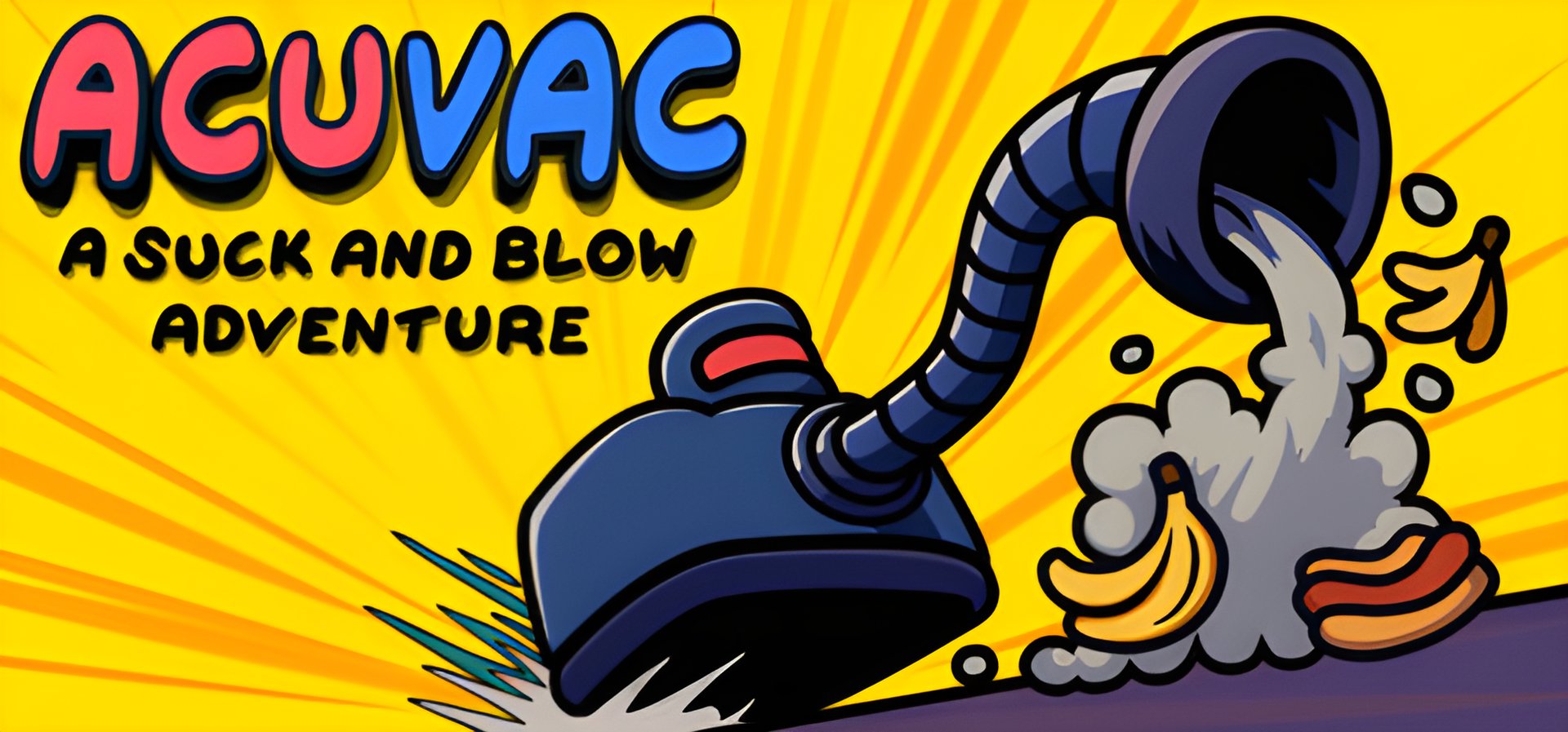 "ACUVAC: A Suck and Blow Adventure - Release Date & Gameplay"