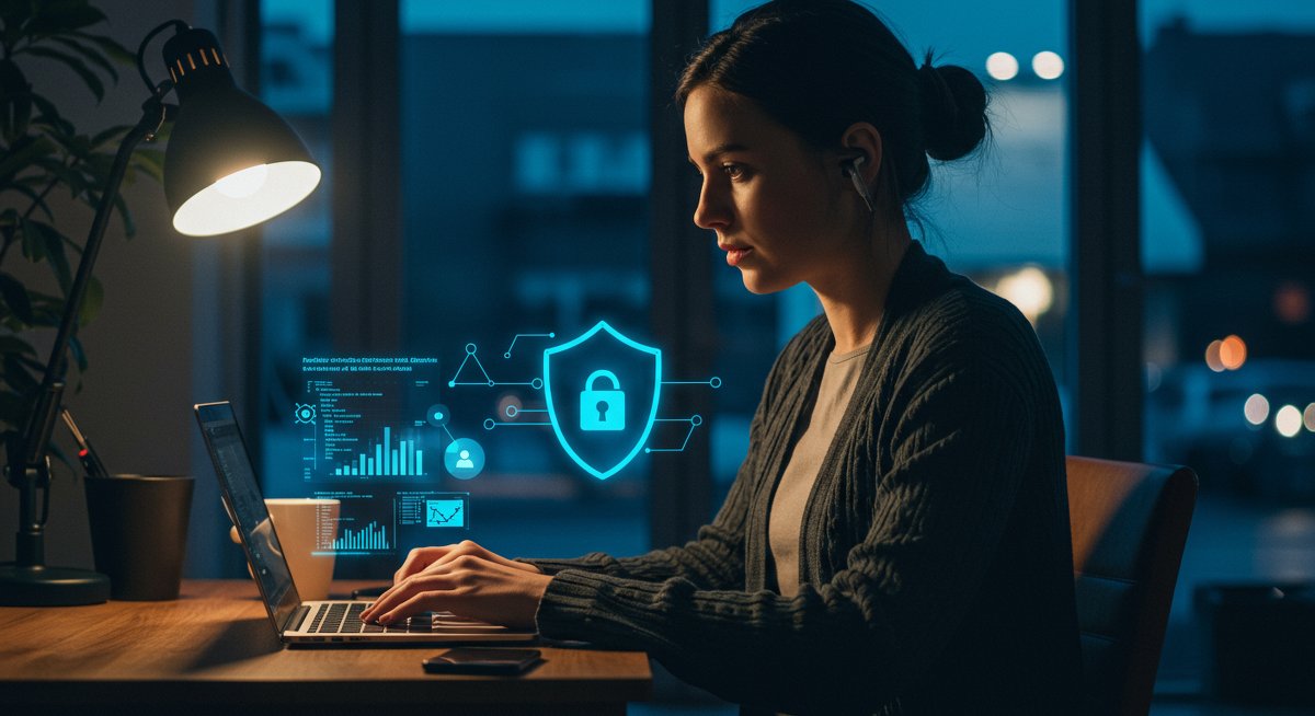 Digital nomad cybersecurity strategies: secure remote work setup withVPN protection, data security, and location-independent safety