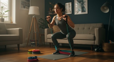 Sculpt Your Legs at Home: 5 Effective Exercises with Resistance Bands