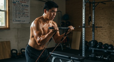 Unleash Powerful Arms: Advanced Resistance Band Upper Body Workout