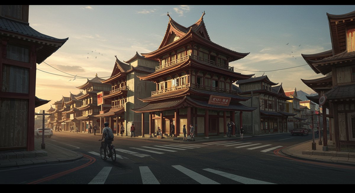 Budget traveler exploring vibrant local market with guidebook and affordable travel tips