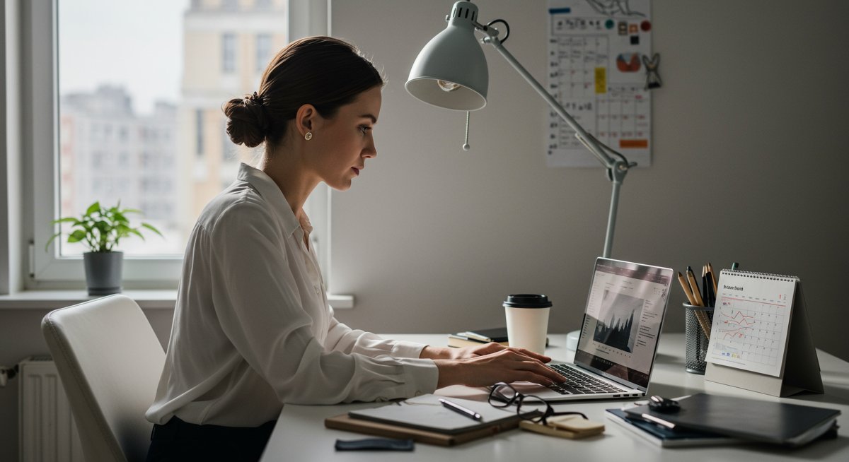 Focus on minimalist finances 2025: Debt-free lifestyle planning with organized budgeting tools and intentional workspace