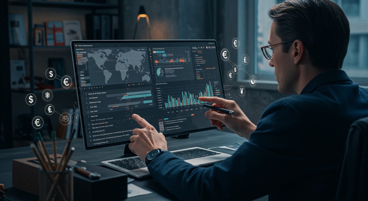 Professional P2P portfolio management illustration showing diversified investment strategy and regulatory compliance elements