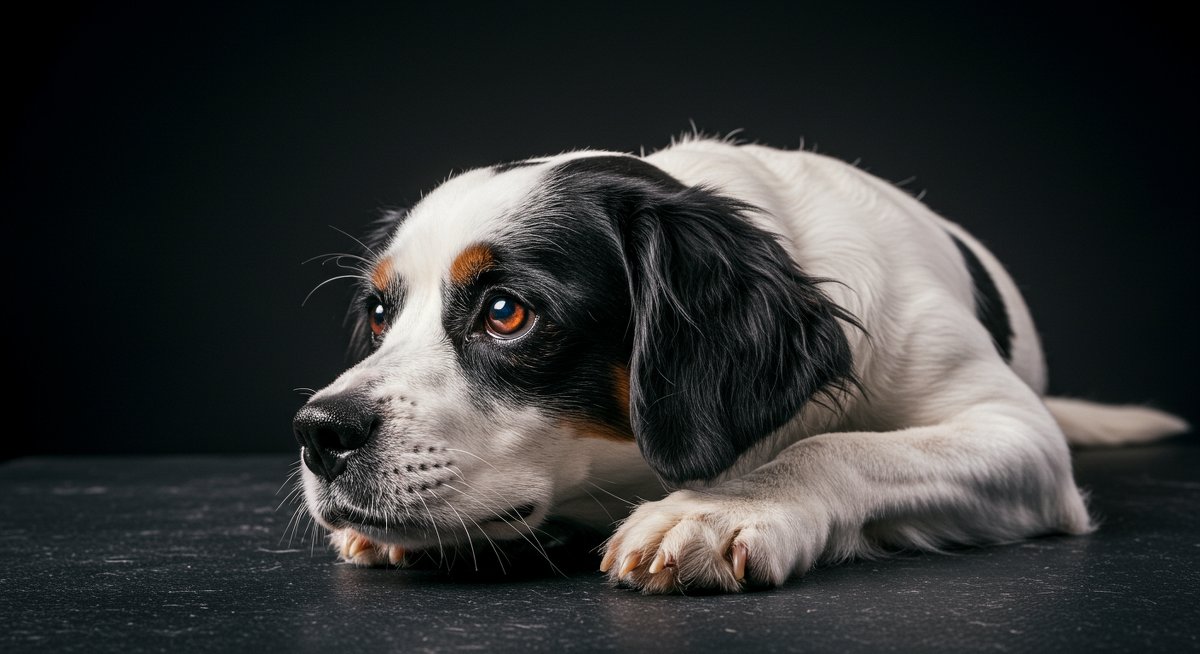 Experienced pet parent using vet-approved wipes to clean dog's ears in a clean bathroom setting