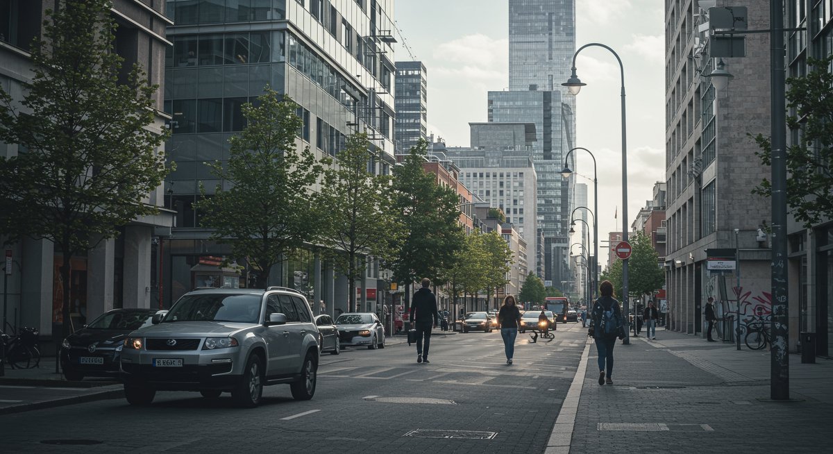 Digital nomad cities 2025 guide featuring remote workers in urban environments with internet infrastructure, co-working spaces, and lifestyle elements