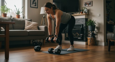 Build Muscle, Not Noise: 5 Quiet Dumbbell Workouts for Home