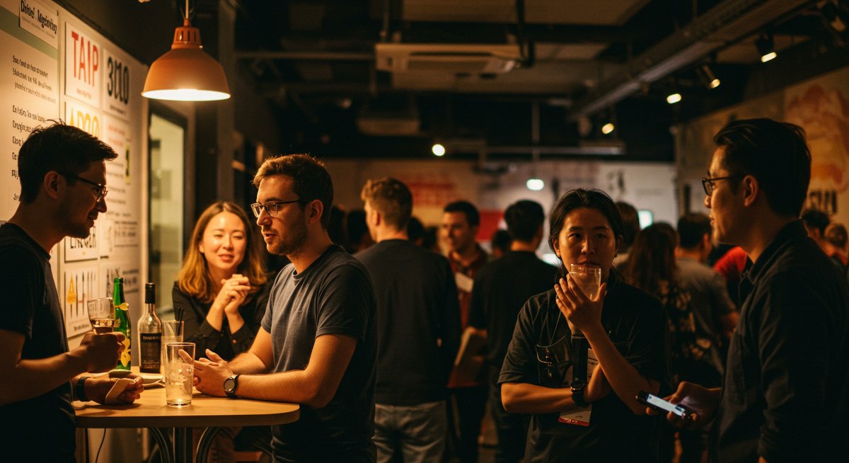 Digital nomads building global connections in a co-living community setting