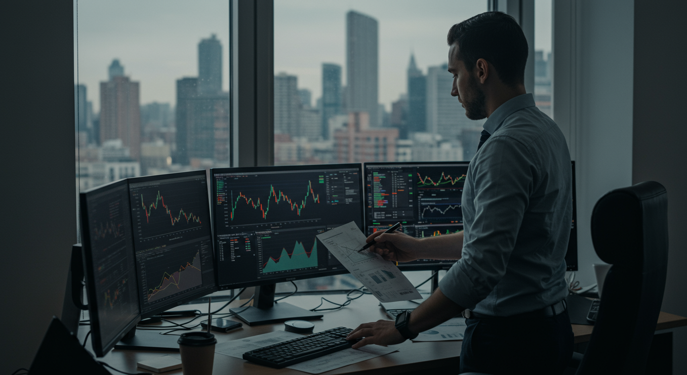 International investor using advanced trading strategies to maximize profit from Bitcoin investment