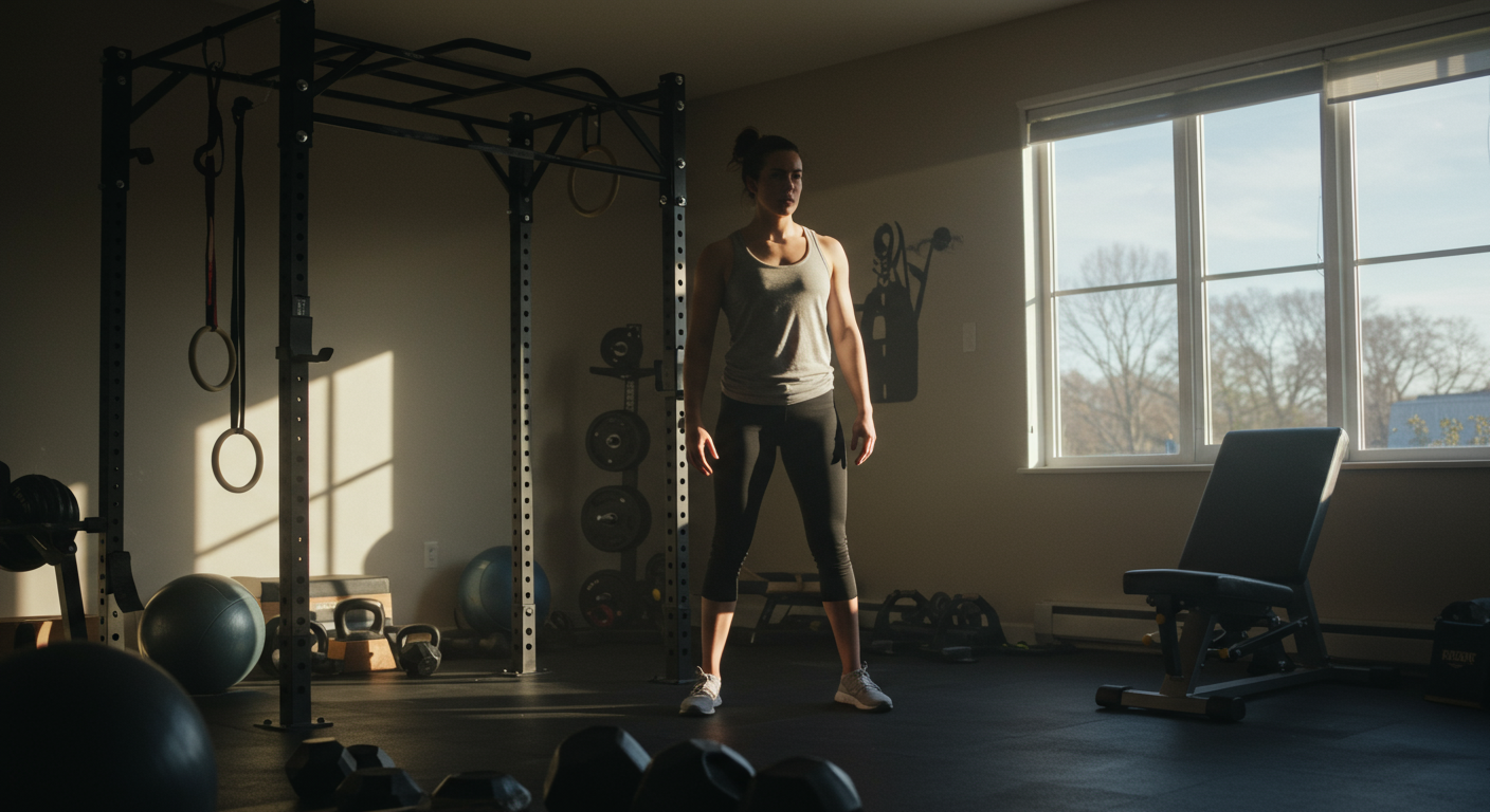 Home gym setup for crypto traders