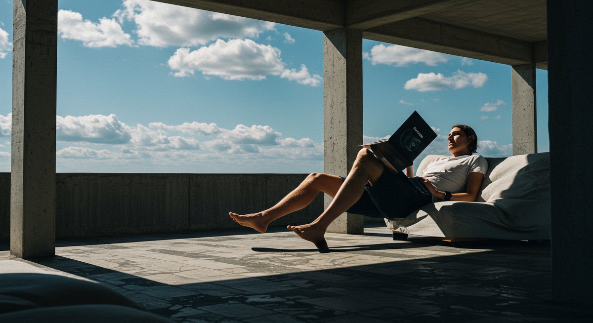 Adult learners using affordable online courses for skill development in a modern, clean workspace