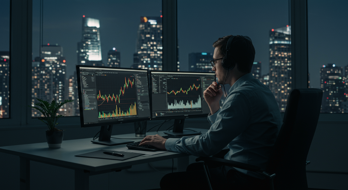 International crypto trader making informed decisions about when to sell Bitcoin for maximum profit