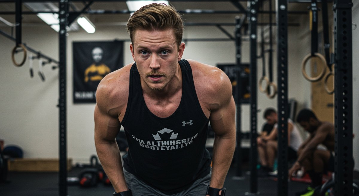 Athlete in gym questioning flares' popularity in bodyweight training